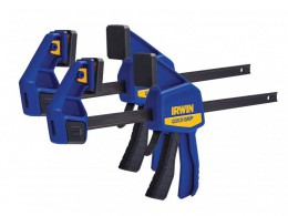 Quick-Grip 5122QC Twin Pack Quick Change Bar Clamps 12in £24.99